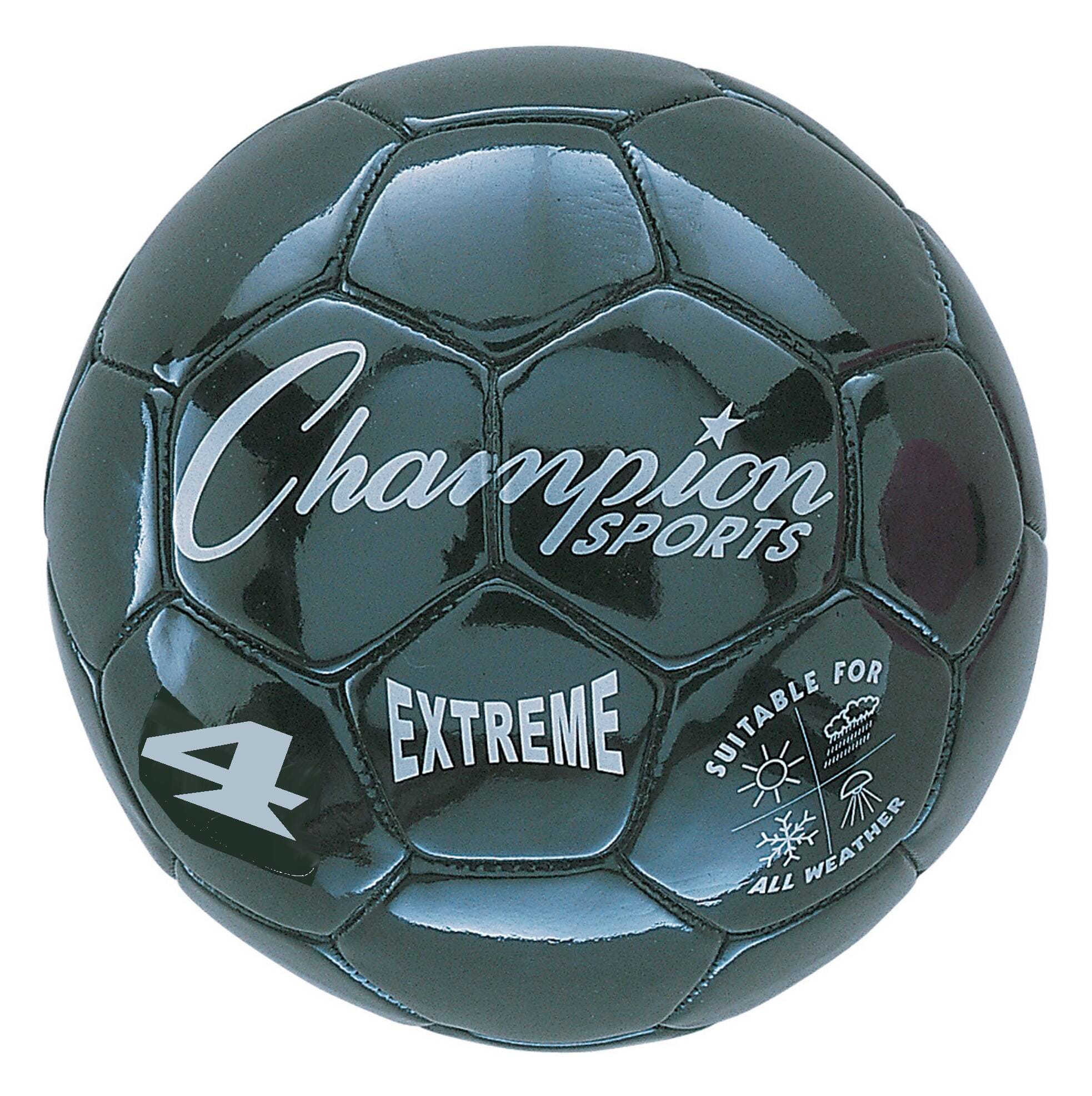 BALL SOCCEREXTREME SERIES SIZE 4 BLACK.