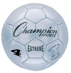 BALL SOCCEREXTREME SERIES SIZE 4 SILVER.