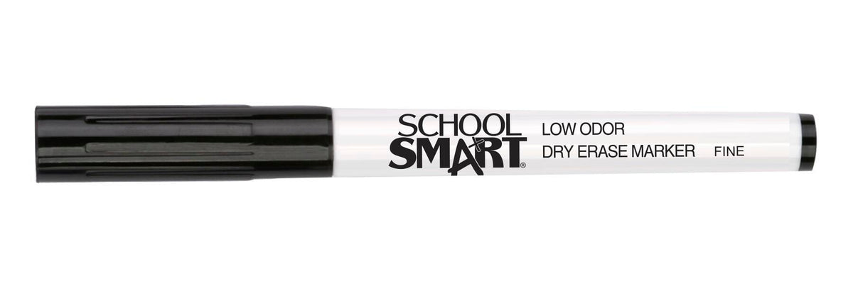 MARKER DRY ERASE PEN SCHOOL SMART BLACK PACK OF 48