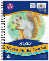 JOURNAL UCREATE MIXED MEDIA 8.5X11 50 SHEETS