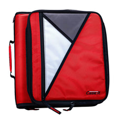 BINDER ZIPPER O-RING LAPTOP 2IN FIRE ENGINE RED