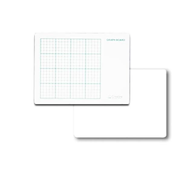 DRY ERASE BOARD TWO-SIDED GRAPH PLAIN 9 X 12 PACK OF 24
