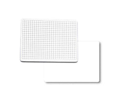 DRY ERASE GRAPH BOARD 3/8 IN SQ TWO SIDED 9 X 12 PACK OF 24