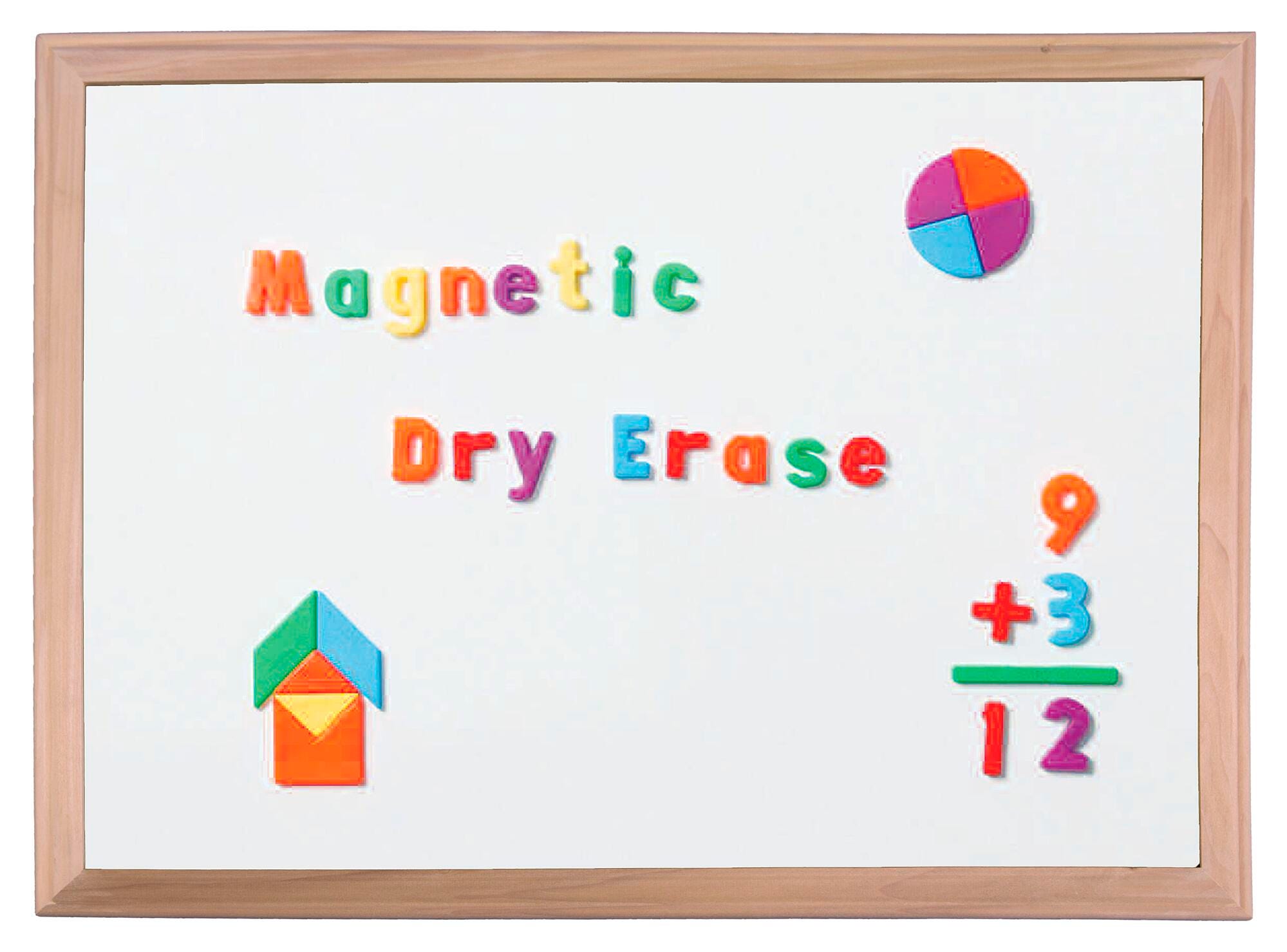 DRY ERASE MAGNETIC WHITE WOOD FRAME BOARD 18 X 24