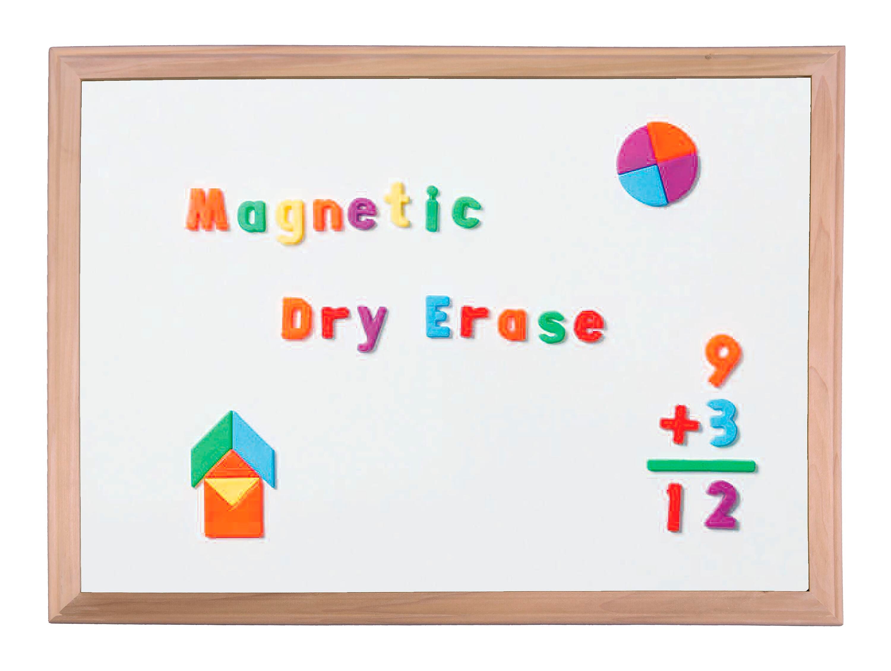 DRY ERASE MAGNETIC WHITE WOOD FRAME BOARD 24 X 36
