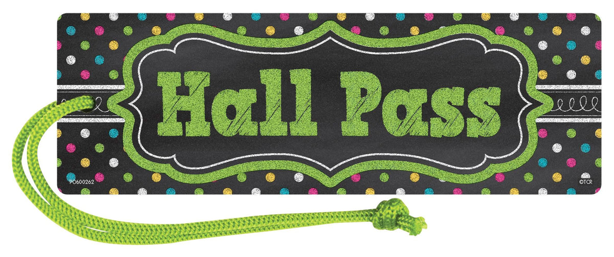 HALL PASS CHALKBOARD BRIGHTS SET OF 3