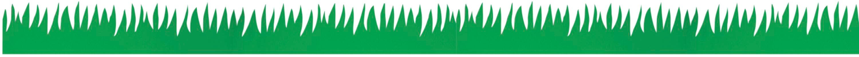 BORDER DIE CUT GREEN GRASS