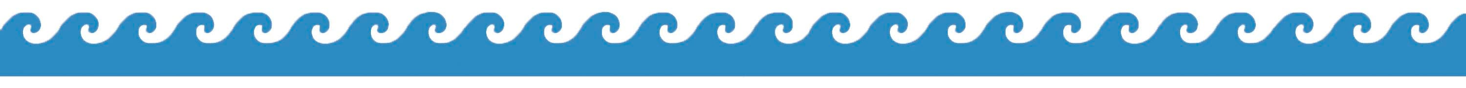 BORDER DIE CUT BLUE WAVES