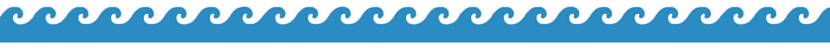 BORDER DIE CUT BLUE WAVES