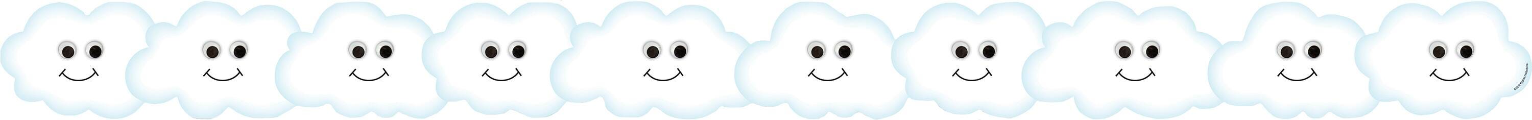 BORDER DIE CUT CLOUDS