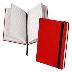 JOURNAL HARDBOUND 5.25X8.25 IN RED 120 SHTS