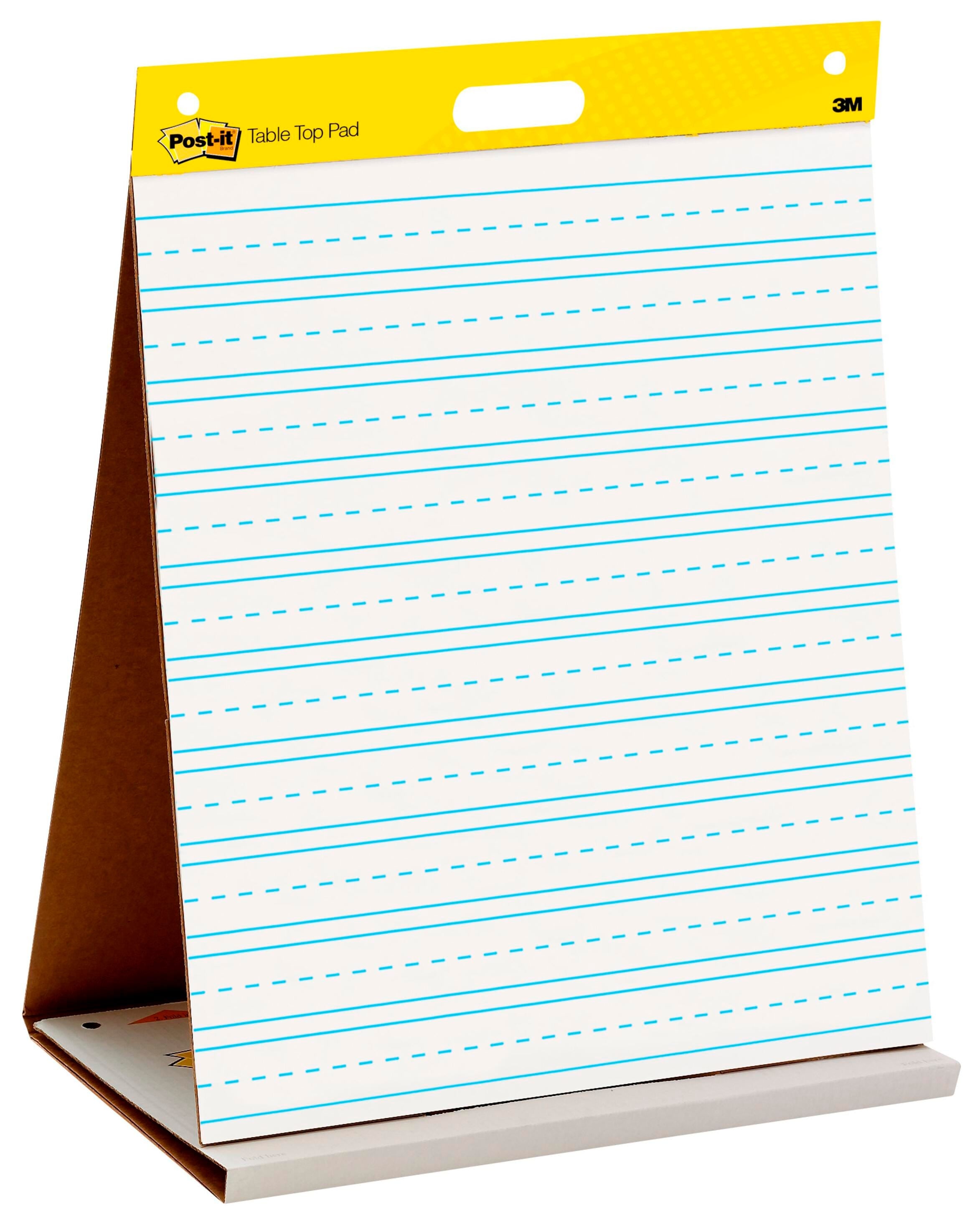 PAPER EASEL POST IT 20X23 RULED 20 SHTS PK OF 6