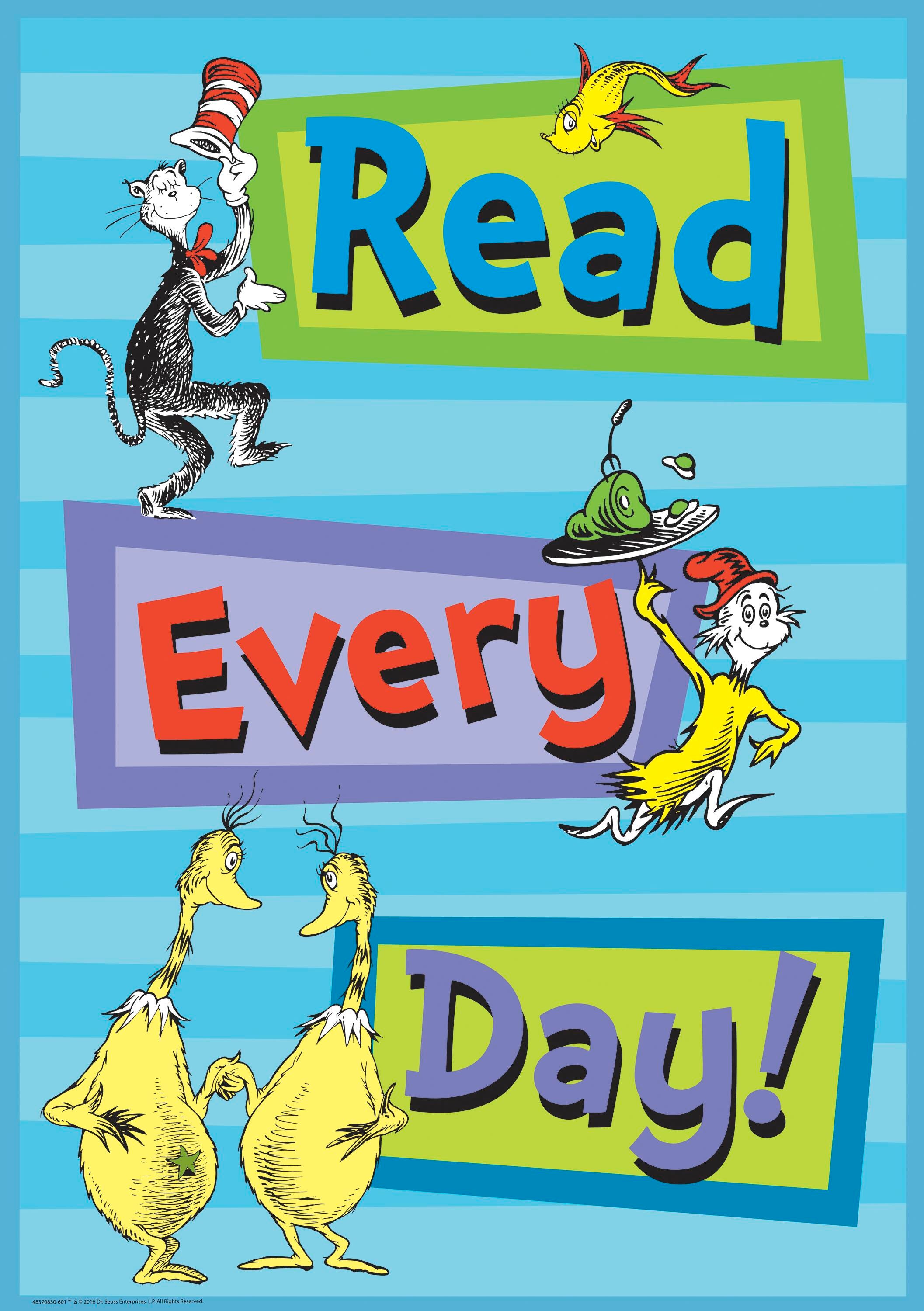 DR SEUSS READ EVERY POSTER 13X19 POSTER