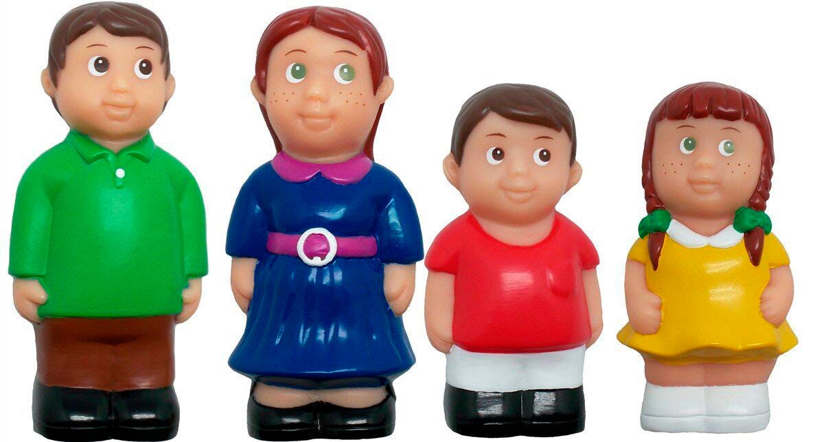 CAUCASIAN FAMILY 5 INCH - SET OF 4