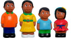 HISPANIC FAMILY 5 INCH - SET OF 4