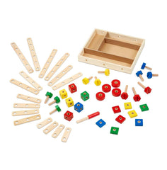 CONSTRUCTION SET IN A BOX - SET OF 48