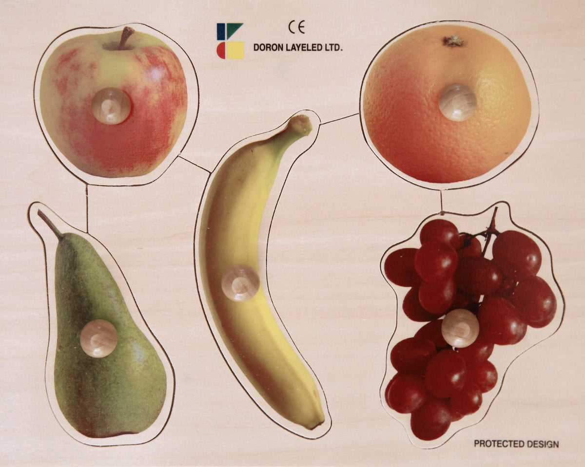 LARGE KNOB PUZZLE - FRUITS