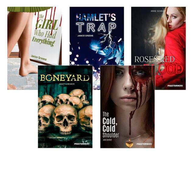 BOOK SET PAGETURNERS SUSPENSE