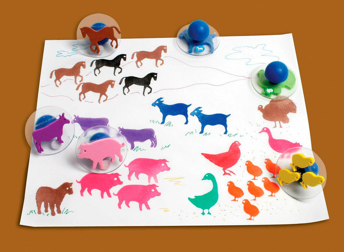 STAMP GIANT FARM ANIMALS