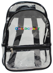 BACKPACK CLEAR LARGE WITH CHILDCRAFT LOGO