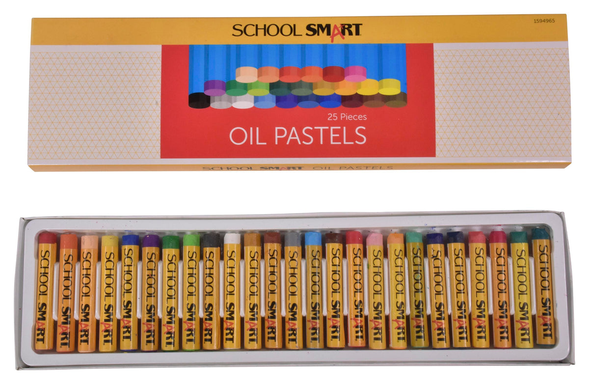 OIL PASTEL ASST COLORS SCHOOL SMART SET OF 25