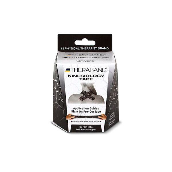 TAPE KINESIOLOGY BLK/GRY 20 2 X 10 IN STRIPS