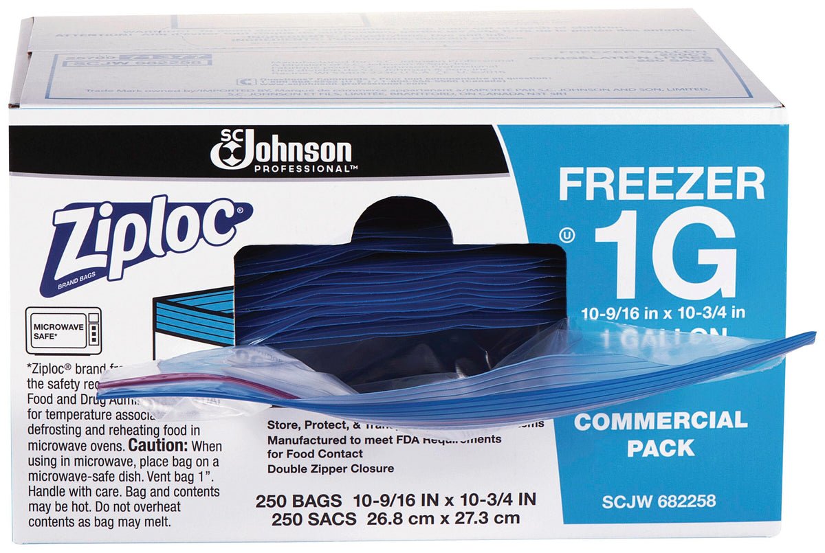 ZIPLOC 1-GALLON FREEZER BAG 2.7 MIL
