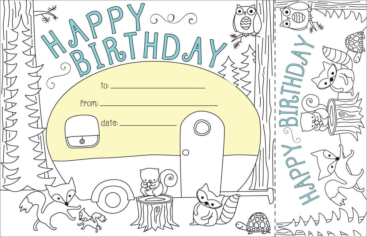 COLOR ME HAPPY BIRTHDAY AWARDS BOOKMARKS SET