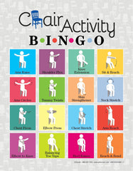 CHAIR ACTIVITY BINGO