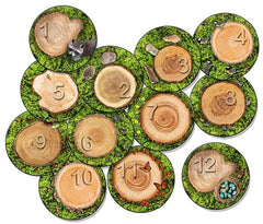 FLAGSHIP CARPETS - COUNTING SEATING STUMPS STOW-N-GO 1-12 - 16-INCH ROUNDS - SET OF 12