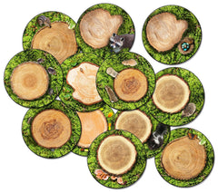 FLAGSHIP CARPETS - FOREST FLOOR STOW-N-GO - 16-INCH ROUNDS - SET OF 12