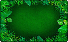 FLAGSHIP CARPETS - RAINFOREST LEAFY BORDER - 6 FT X 8 FT 4 IN RECTANGLE