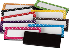 LABELS MAGNETIC POLKA DOT 2.5X1 IN SET OF 30