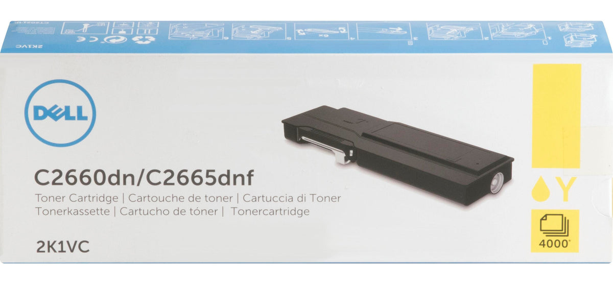 CARTRIDGE INK TONER DELL DLL2K1VC YELLOW