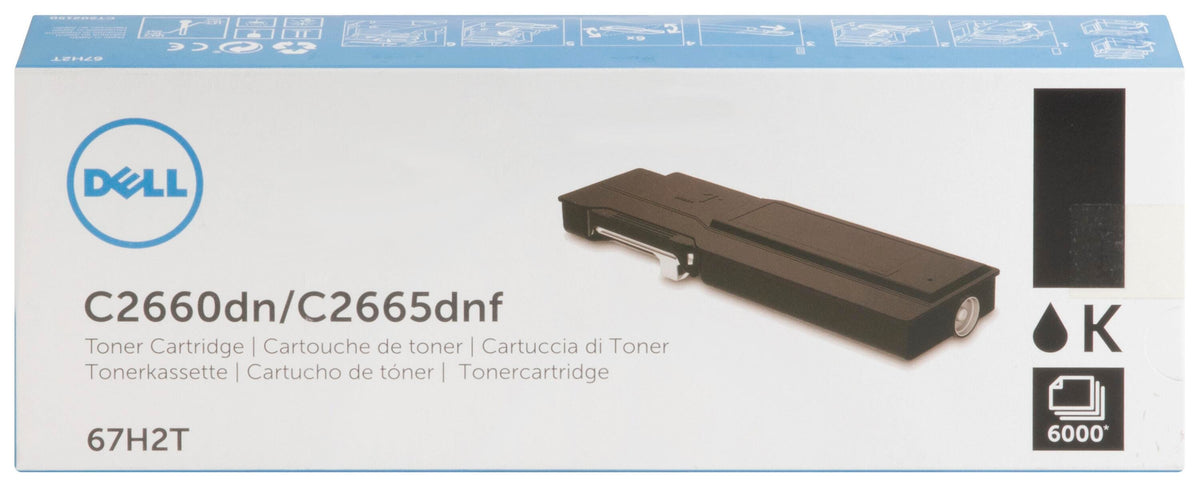 CARTRIDGE INK TONER DELL DLL67H2T BLACK