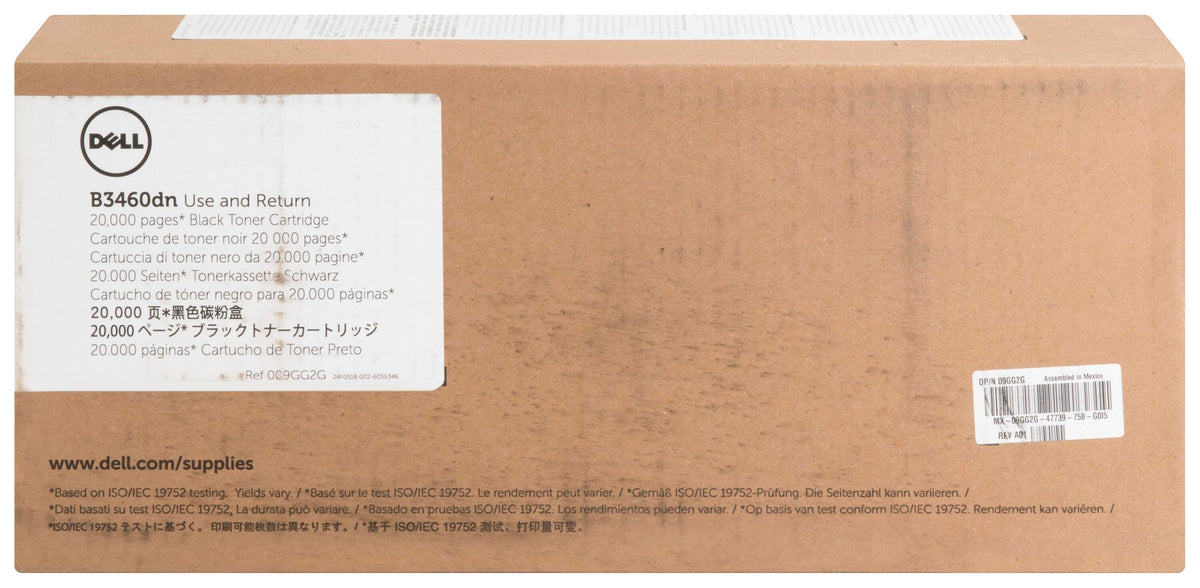 CARTRIDGE INK TONER DELL DLL9GG2G BLACK