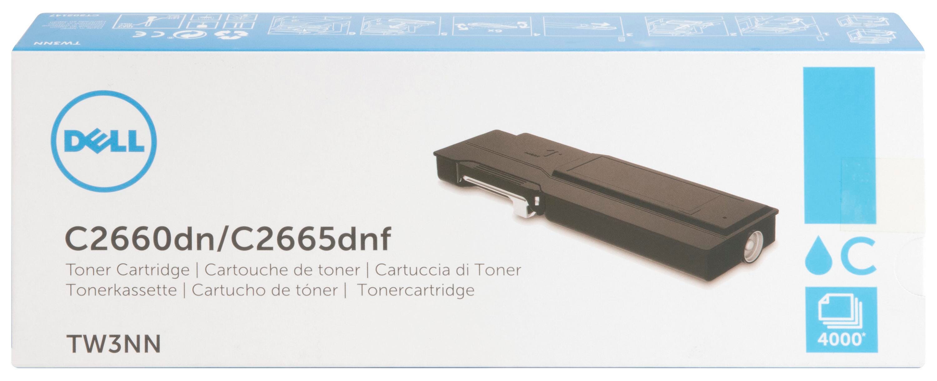 CARTRIDGE INK TONER DELL DLLTW3NN CYAN