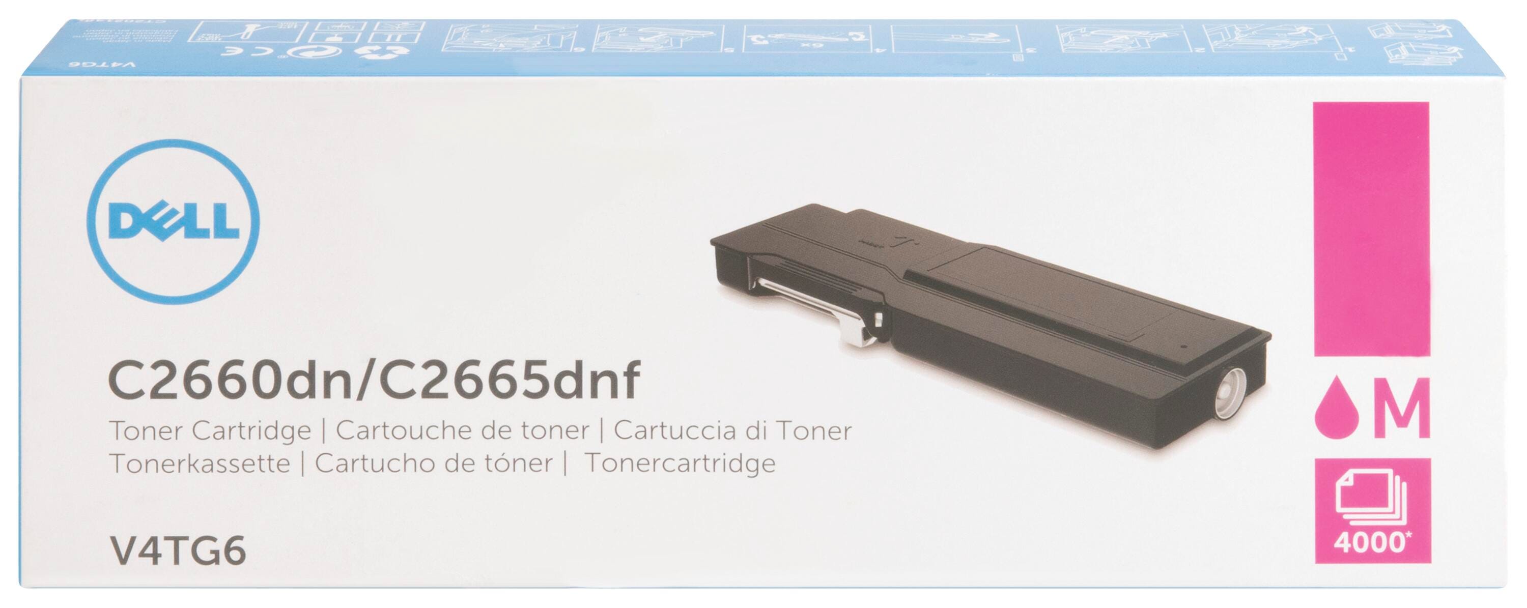 CARTRIDGE INK TONER DELL DLLV4TG6 MAGENTA