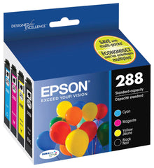 INK TONER CARTRIDGE EPSON DURABRITE EPST288120BCS MULTI-COLOR PK OF 4