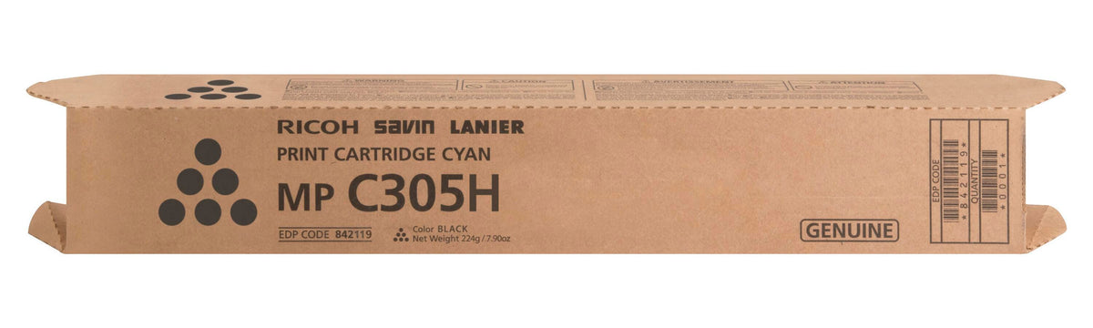 CARTRIDGE INK TONER RICOH RIC842119 BLACK