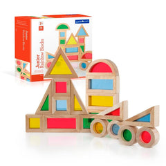 GUIDECRAFT JR. RAINBOW BLOCKS - 20 PC SET