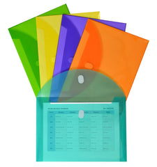 ENVELOPE POLY HOOK AND LOOP LETTER ASST COLOR PACK OF 10