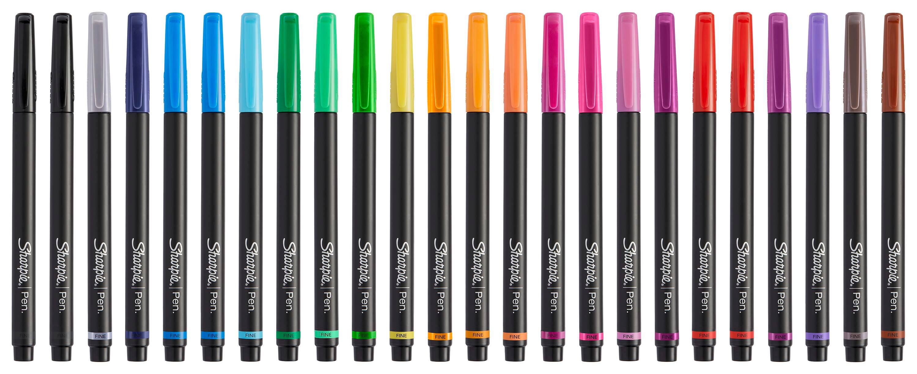 PEN SHARPIE FINE ASSORTED SET OF 24