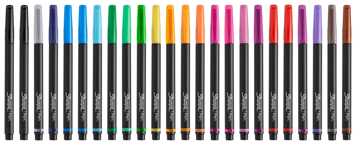 PEN SHARPIE FINE ASSORTED SET OF 24