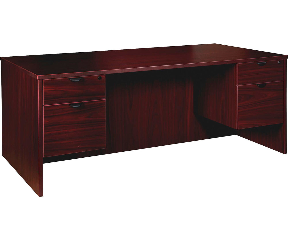 DESK - DBL - 3/4 PED - 36X72 - MY - LLRPD3672QDPMY
