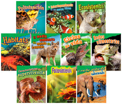 BOOKS LETS EXPLORE LIFE SCIENCE GR 2-3 SPANISH SET OF 10