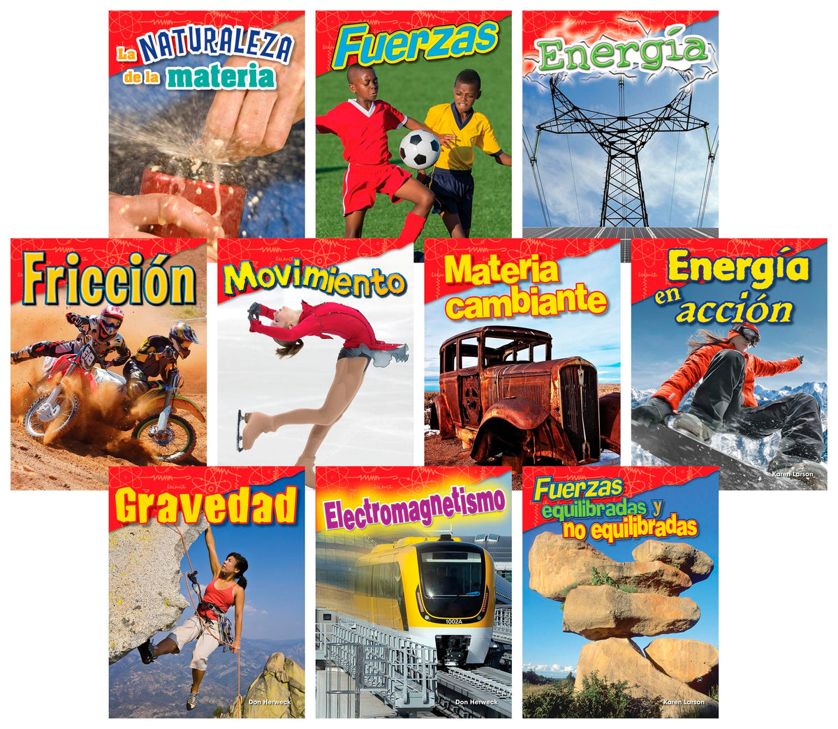 BOOKS LETS EXPLORE PHYSICAL SCI GR 2-3 SPANISH SET OF 10