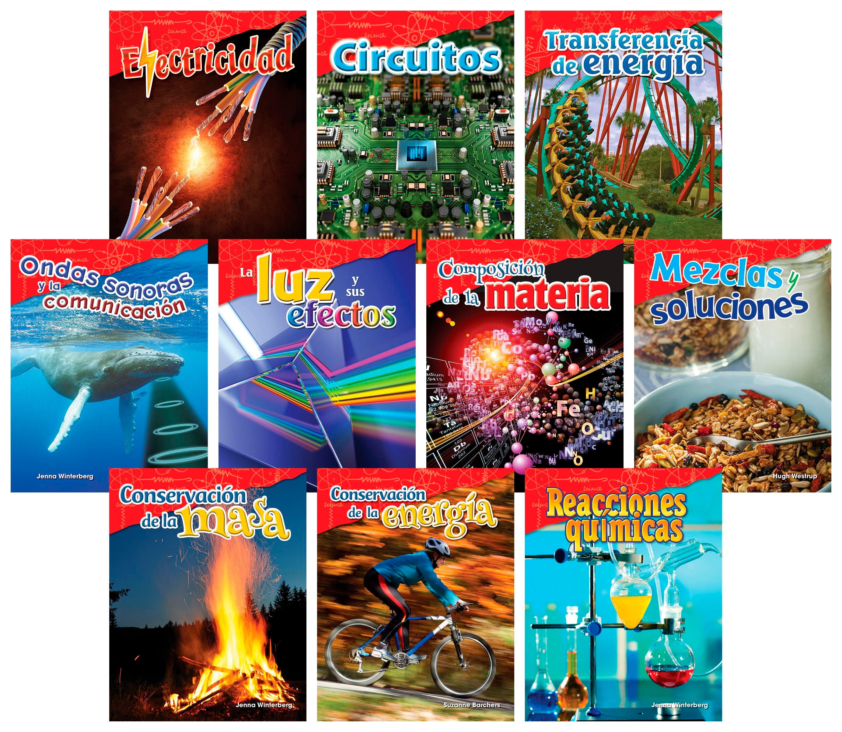 BOOKS LETS EXPLORE PHYSICAL SCI GR 4-5 SPANISH SET OF 10