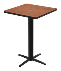 CAFETERIA TABLE - CLASSROOM SELECT - CAFE/BISTRO - SQUARE - 40 W X 40 D IN - 42 INCH - LAMINATE - SPECIFY TOP COLOR - LOCKEDGE - SPECIFY EDGE COLOR - X-STYLE - SPECIFY FRAME COLOR