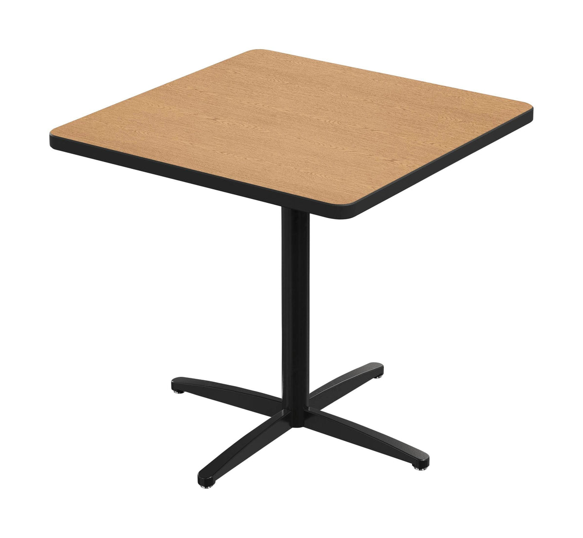 CAFETERIA TABLE - CLASSROOM SELECT - CAFE/BISTRO - SQUARE - 30 W X 30 D IN - 29 INCH - LAMINATE - SPECIFY TOP COLOR - LOCKEDGE - SPECIFY EDGE COLOR - X-STYLE - SPECIFY FRAME COLOR